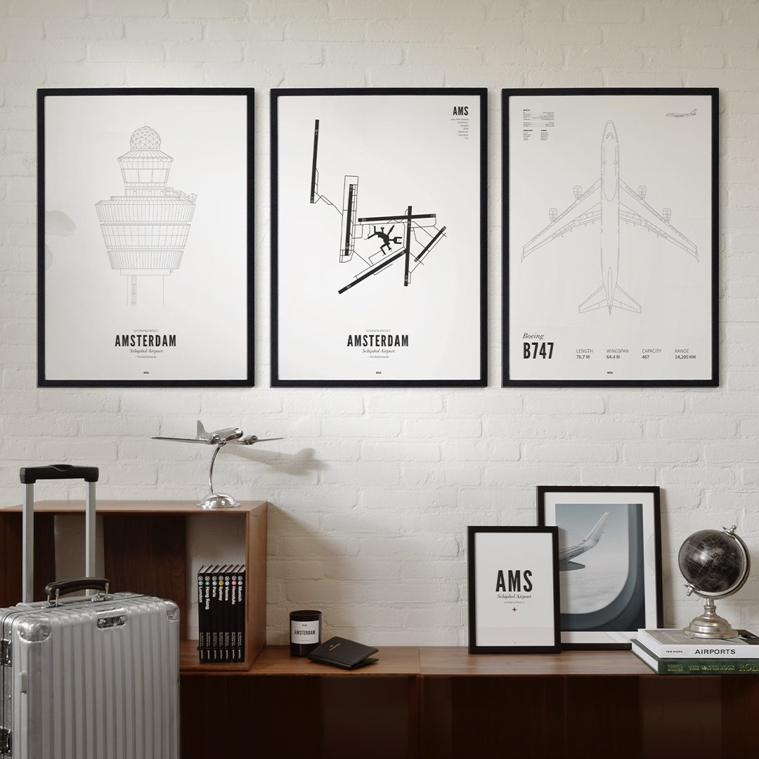 Poster of Schiphol Airport | WIJCK.